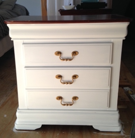 painted nightstand