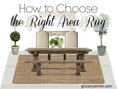 How To Choose The Right Area Rug – Grocery Shrink