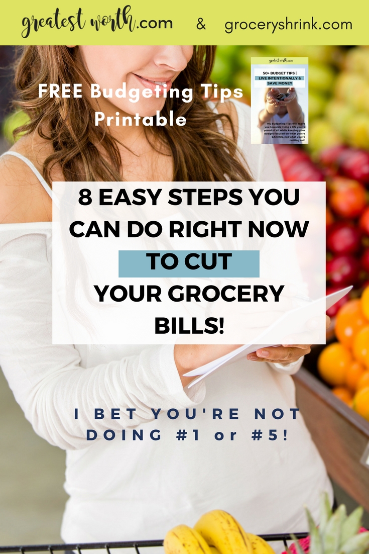 8 EASY Steps You Can Take Right Now To CUT Your Grocery Bills! (I Bet ...