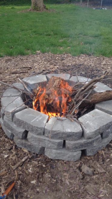 What if we just did it? The story of our Outdoor Fire Pit – Grocery Shrink